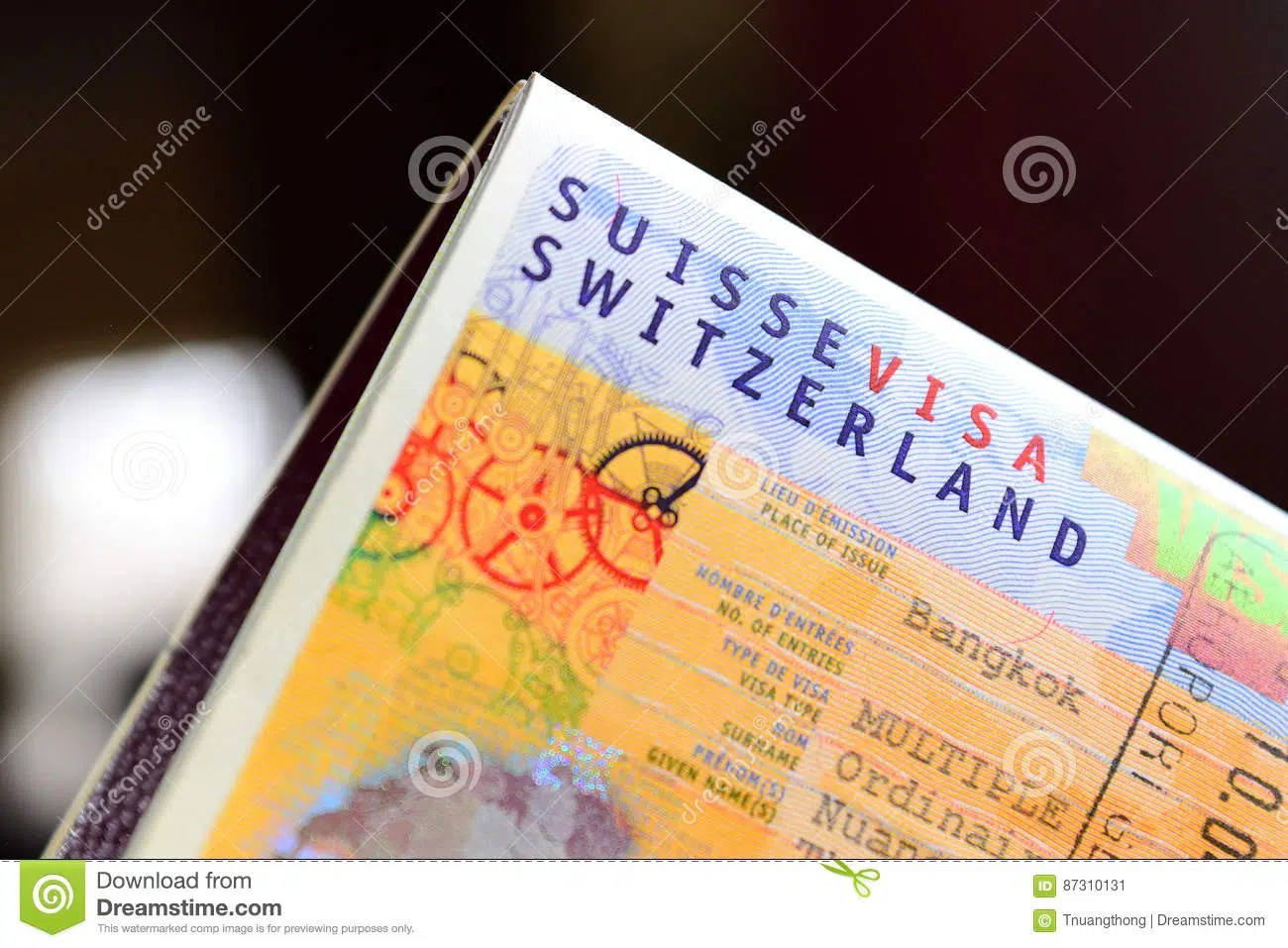 How to Apply for a Switzerland Return Visa inperson? Work Study Visa