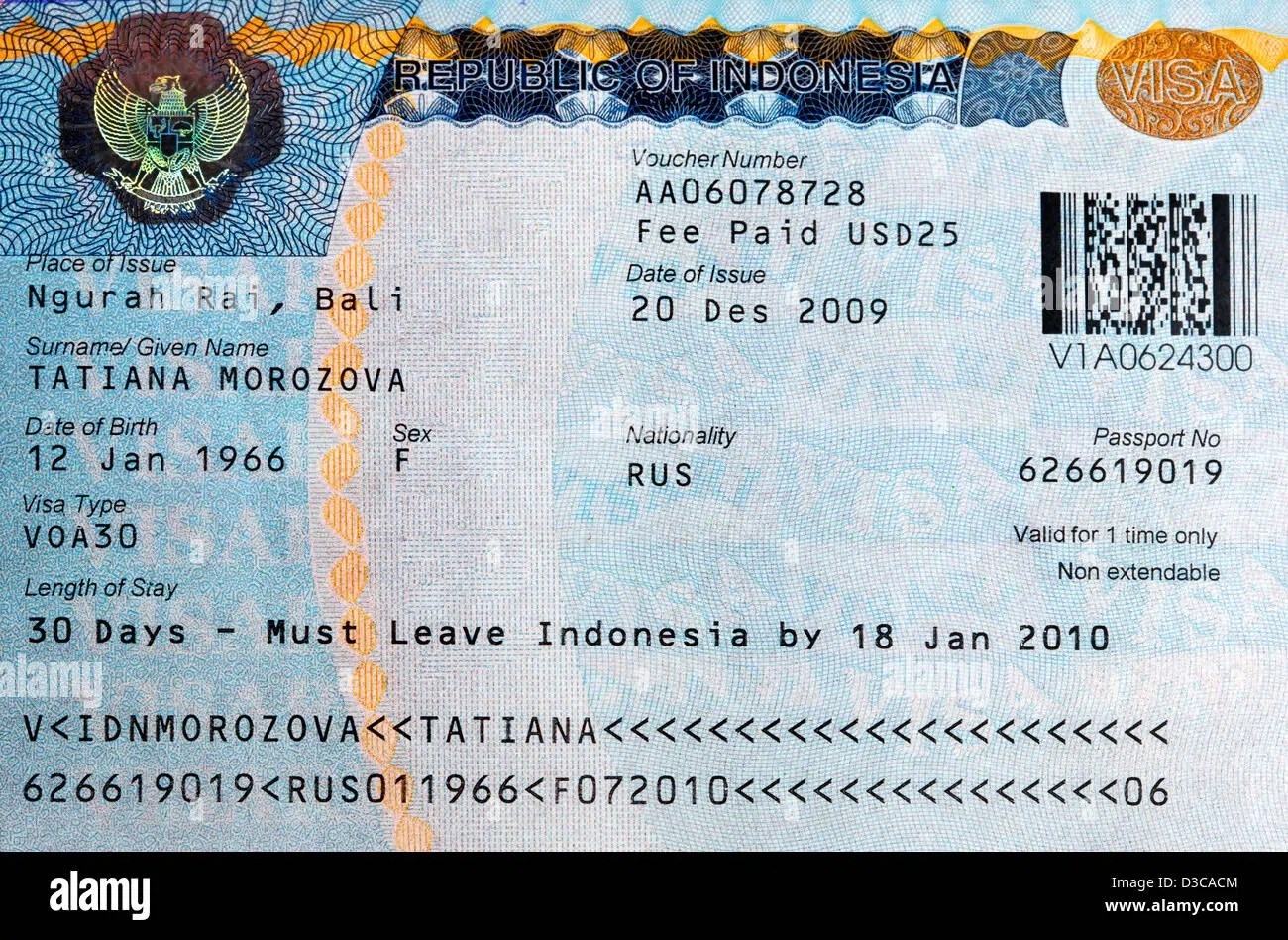 Indonesia Tourist Visa Eligibility and Requirements Work Study Visa