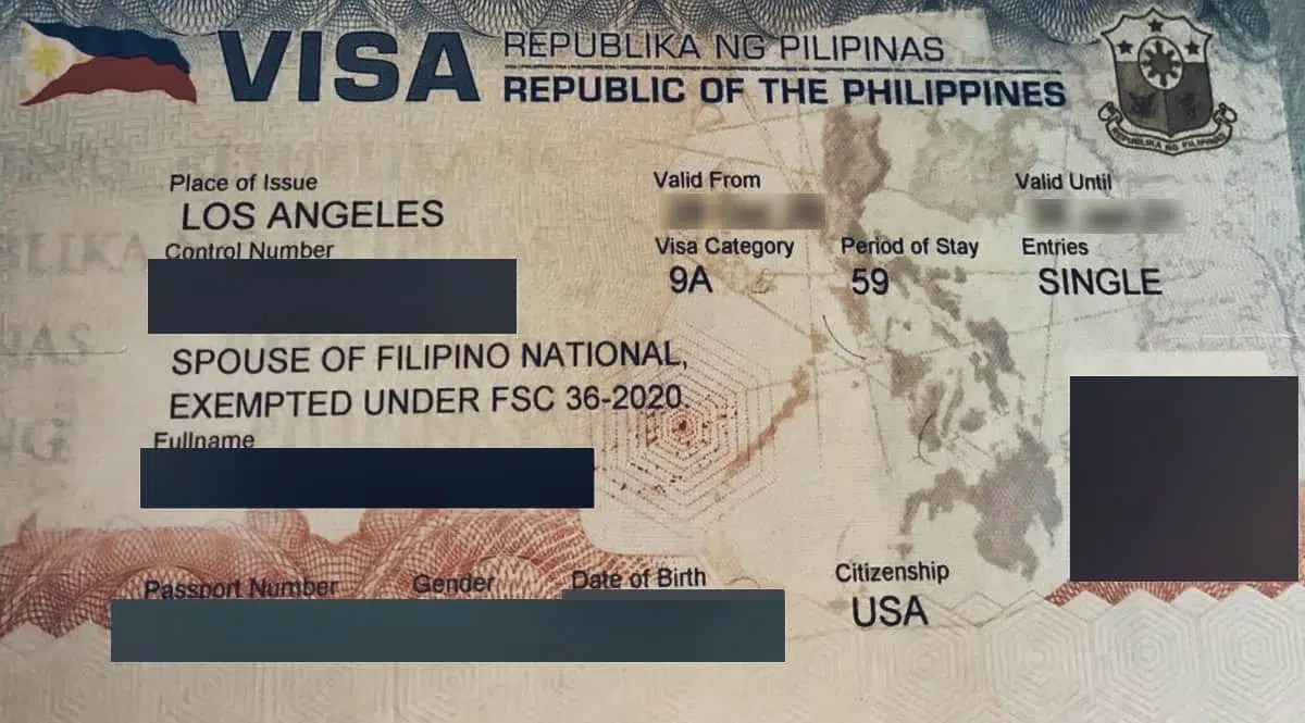 Philippines Immigrant Visa Application and Requirements Work Study Visa