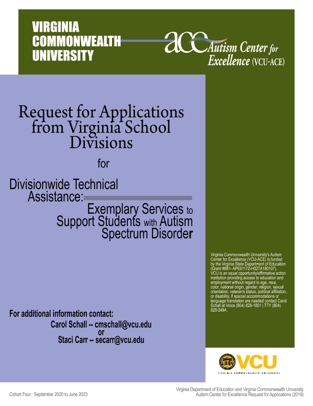 Selection Of School Divisions - Vcu Autism Center For Excellence
