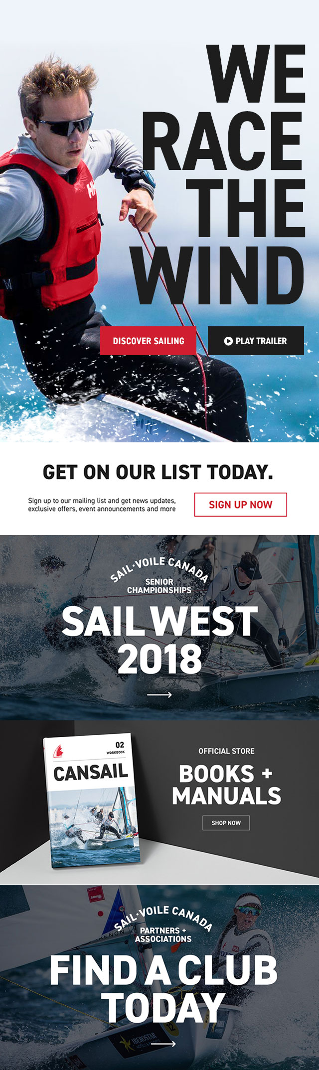 Sail Canada Work With They