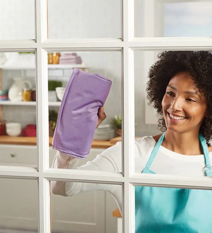 How to use the Norwex Window Cloth Work With Water