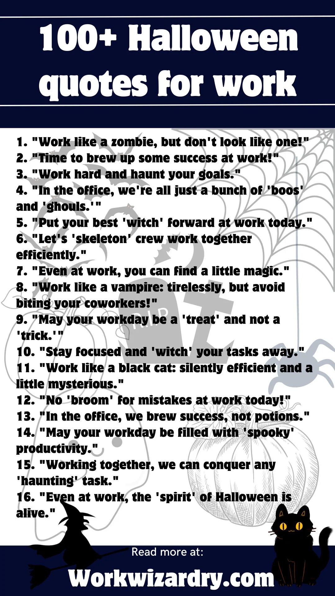 100+ Epic Halloween Quotes For Work To Get You In The Team Spirit