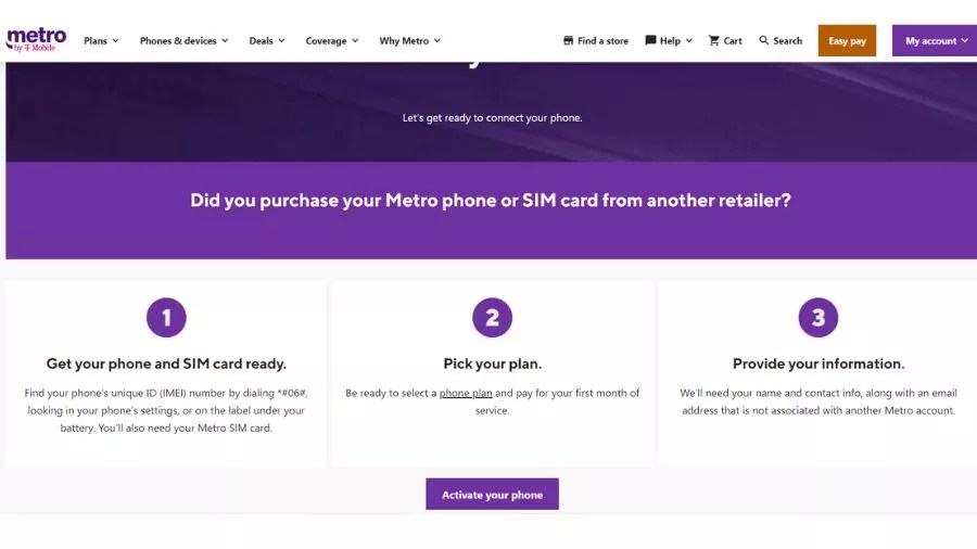 MetroPCS Activate New Phone With Old SIM Card