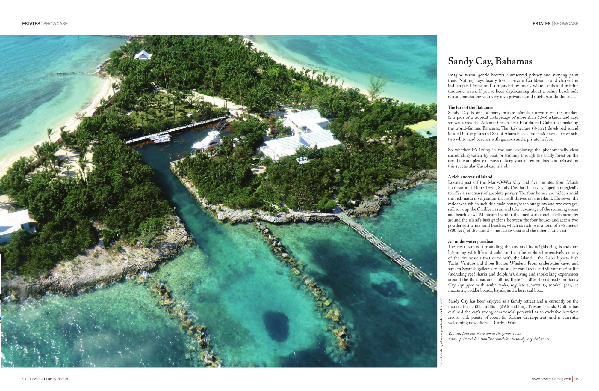 Estates Showcase Sandy Cay, Bahamas World Words