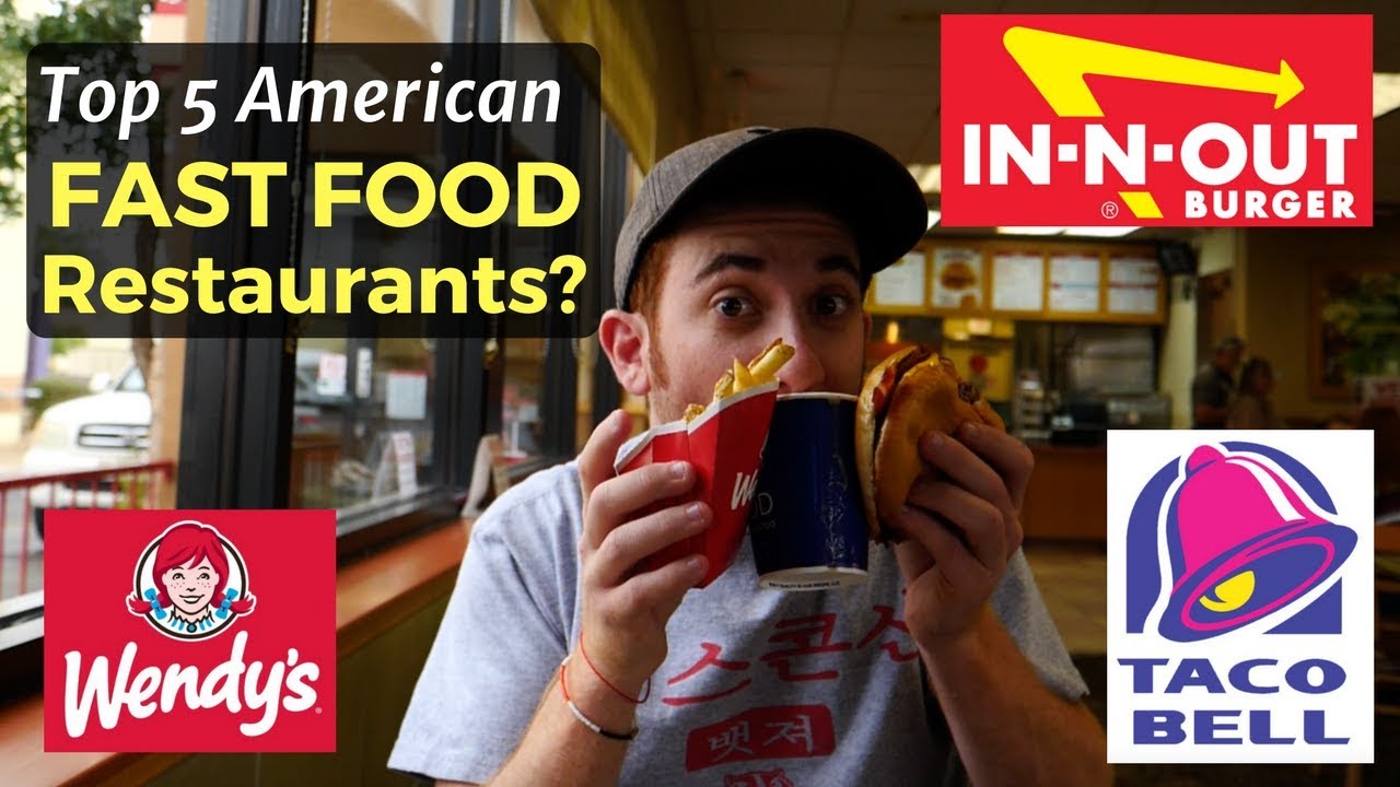 Top 5 American Fast Food Restaurants Drew Binsky