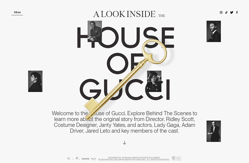 House of Gucci  Design Clip [W] 海外のデザインクリップ集