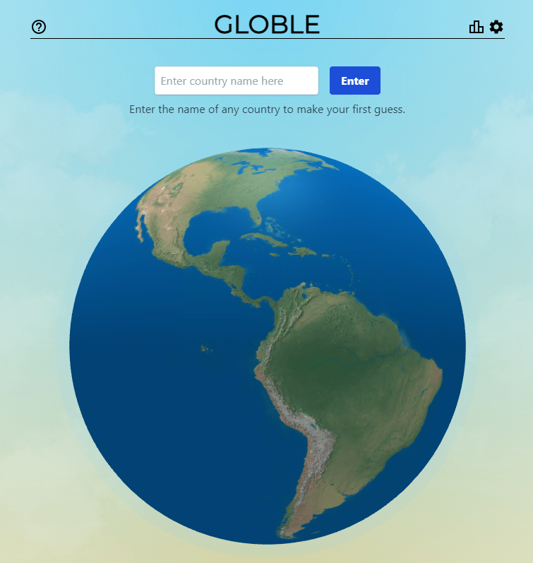 Globle game 🕹️ Wordle map game Games like Wordle