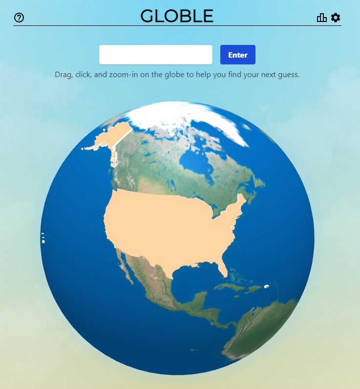 Globle game 🕹️ wordle geography