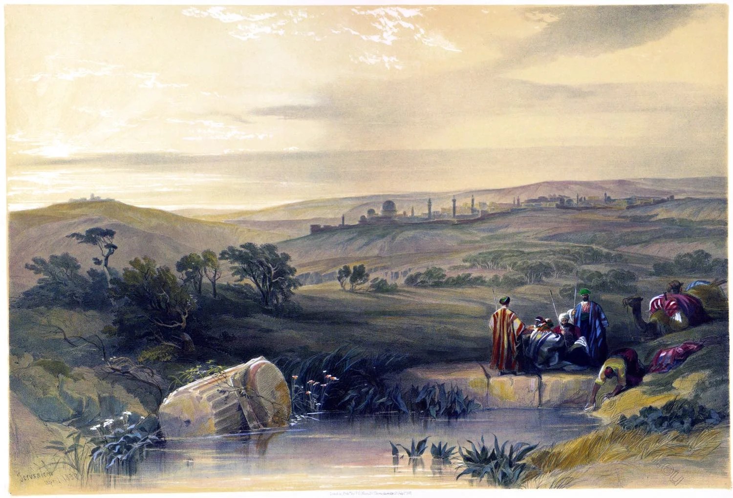 The most striking and extensive view of Jerusalem.