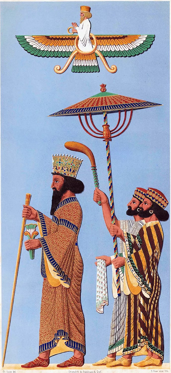 Ancient Persian costume history. General description.