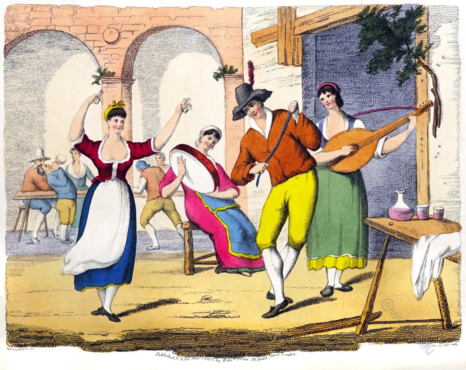 Traditional Tarantella Dance Dress