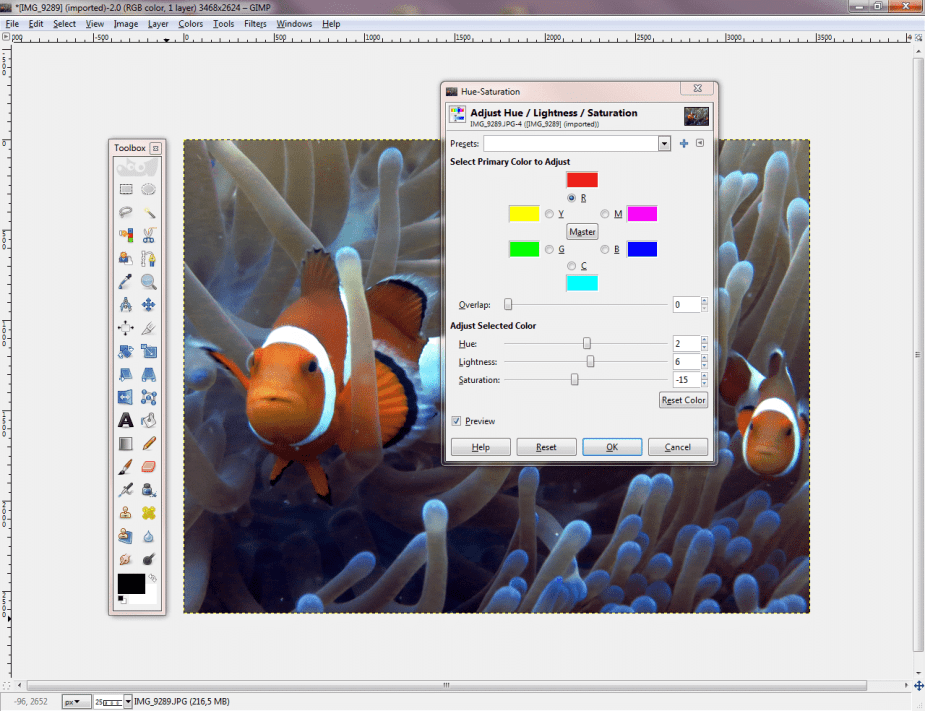 Comment Retoucher Ses Photos De Plongee Avec Gimp