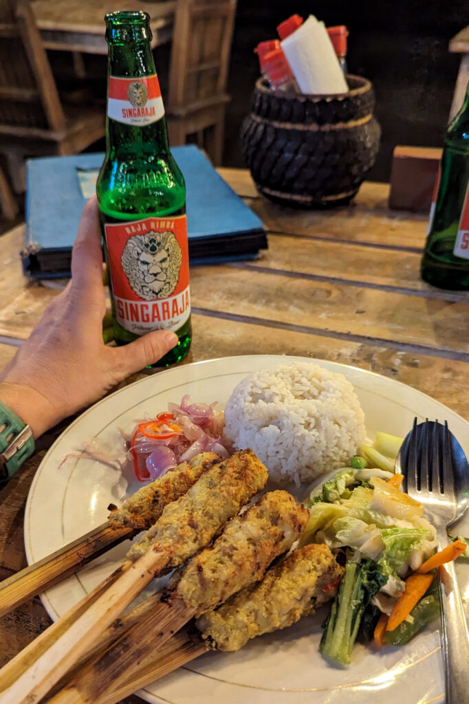 Sate lilit at Warung Segara - Amed - Bali - Indonesia