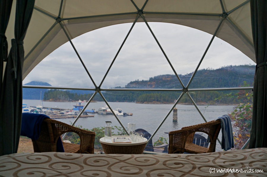 Glamping In A Geodesic Dome On BC's Sunshine Coast World Adventurists