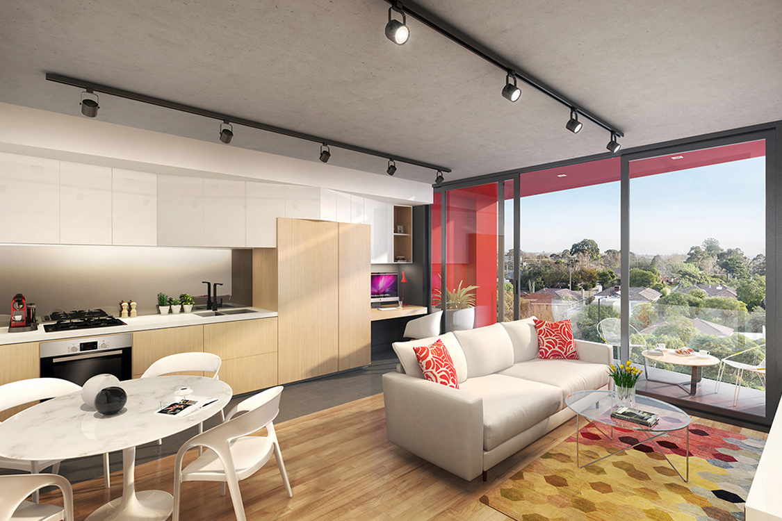 Spectrum Apartments break the rules with its geometrically articulated