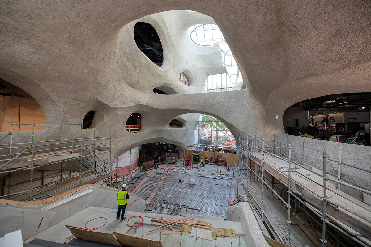 Richard Gilder Center by Studio Gang is rapidly taking shape at AMNH
