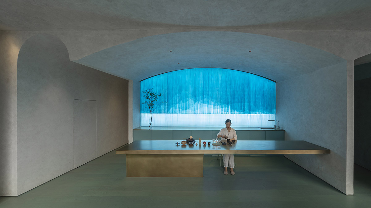 Waterfrom Design's Aqua Health Clinic features bluetoned various