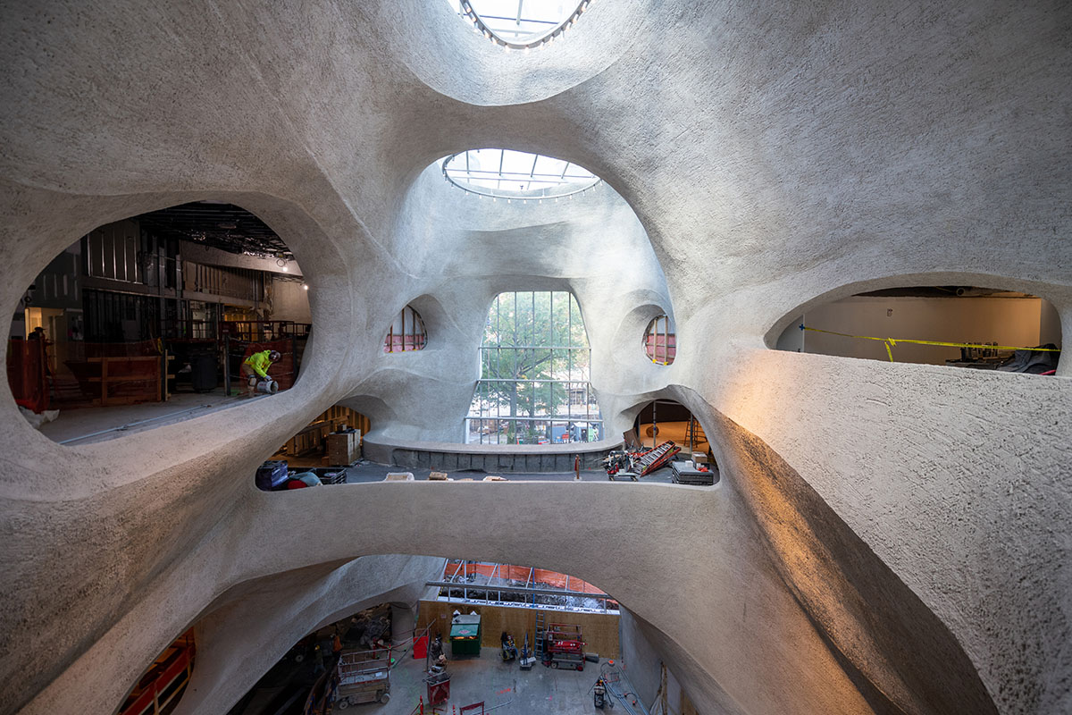 Richard Gilder Center by Studio Gang is rapidly taking shape at AMNH