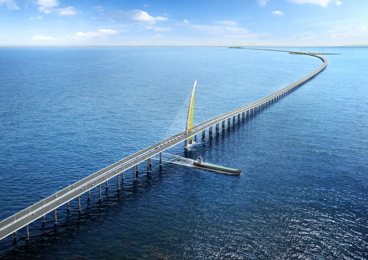 World's longest bridge is nearing completion in Kuwait