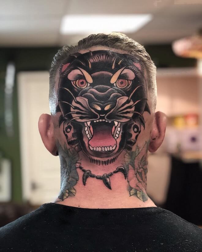 46 Unique Head Tattoos For Men