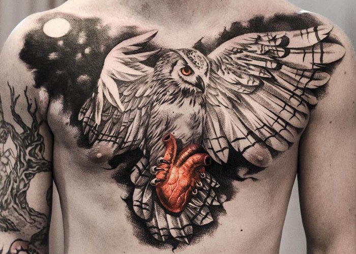 45 UNIQUE CHEST TATTOOS FOR MEN FANTASTIC PIECE IDEAS