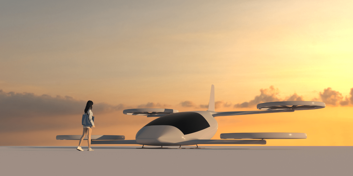 United and Archer's first commercial electric air taxi route