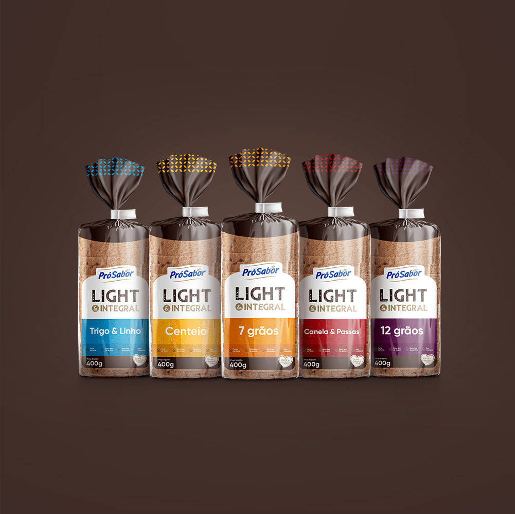 A Simple and Clean Packaging Design for a New Line of Wholemeal Breads