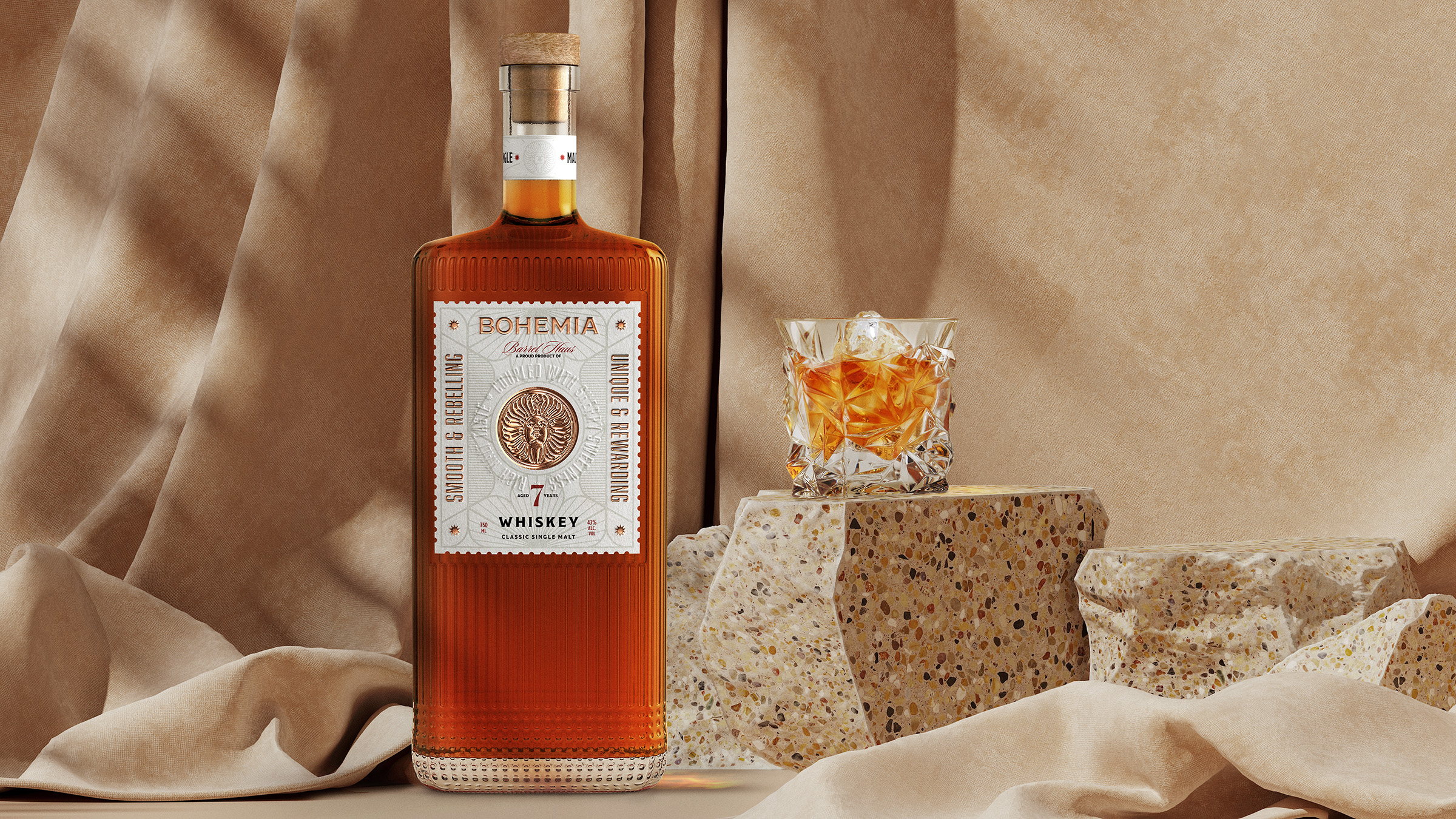 C.Carbon Studio Creates New Packaging for South African Whiskey Brand