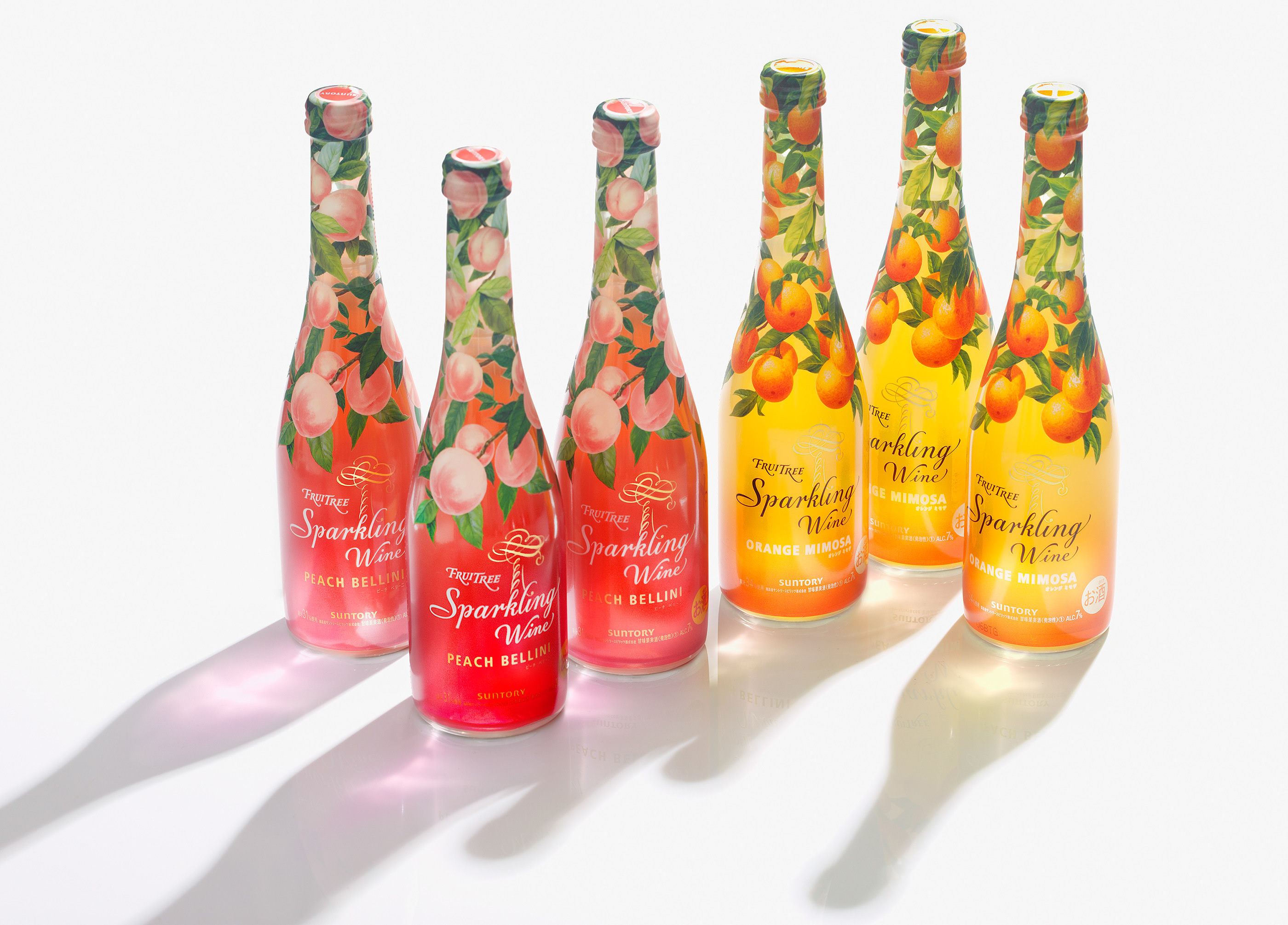 Fruittree Sparkling Wine Packaging Design by Yuko Takagi World Brand