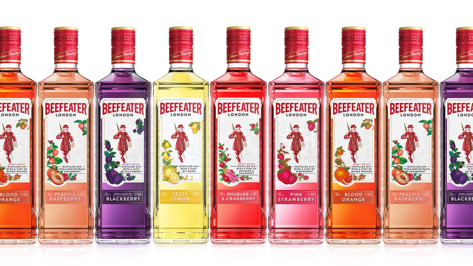 Boundless Brand Design and Beefeater London Relaunch Flavoured Gins