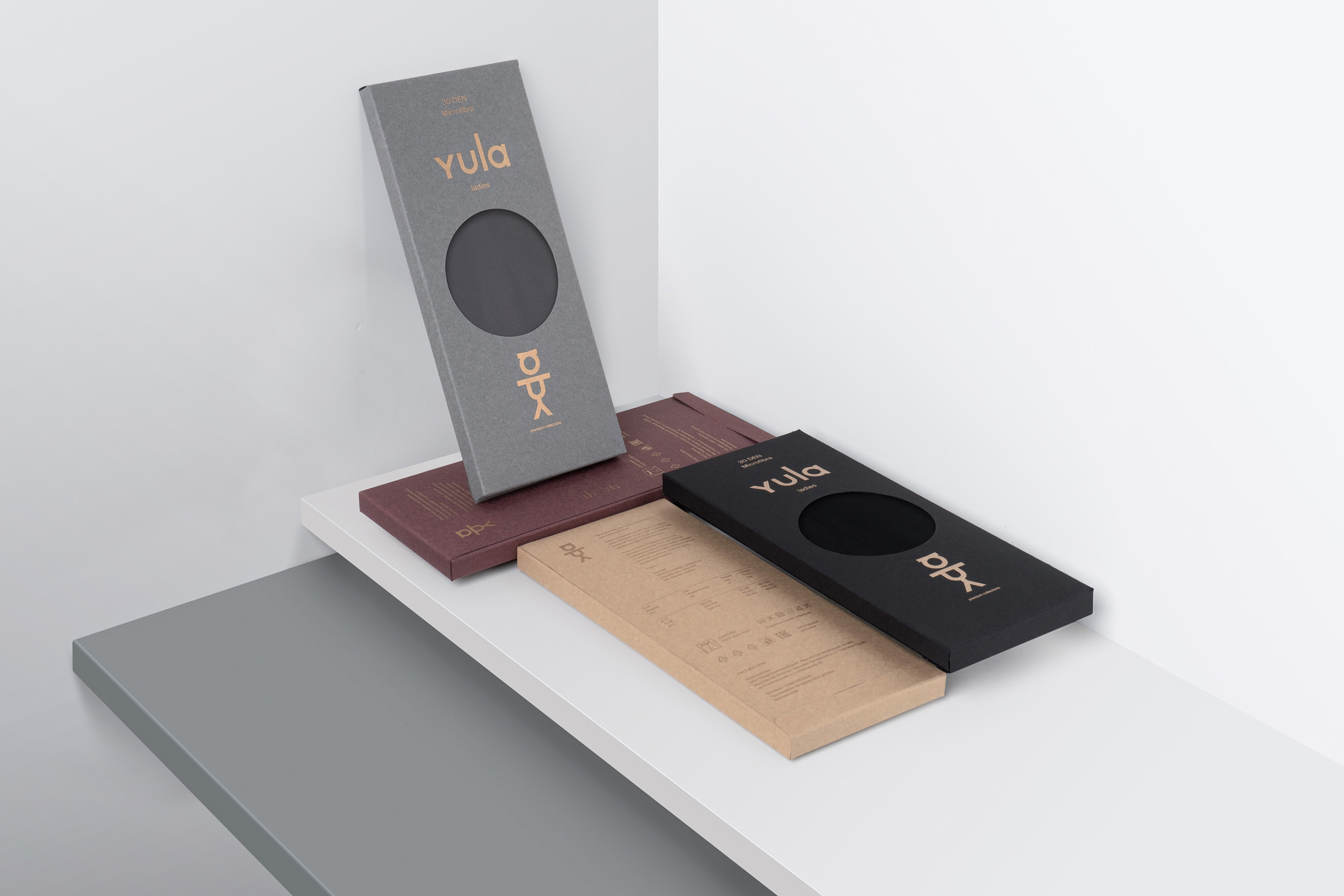Packaging Design for Women’s Yula Ladies Tights Collection by Rolling
