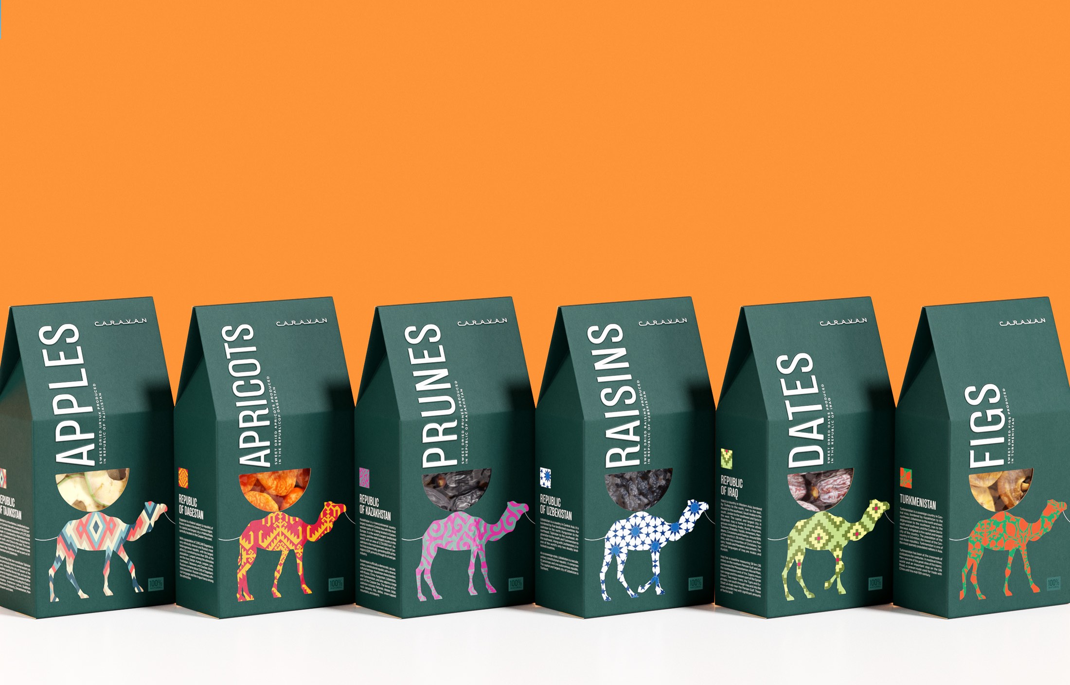 Concept of Packaging for Nuts and Dried Fruit Designed by Ohmybrand