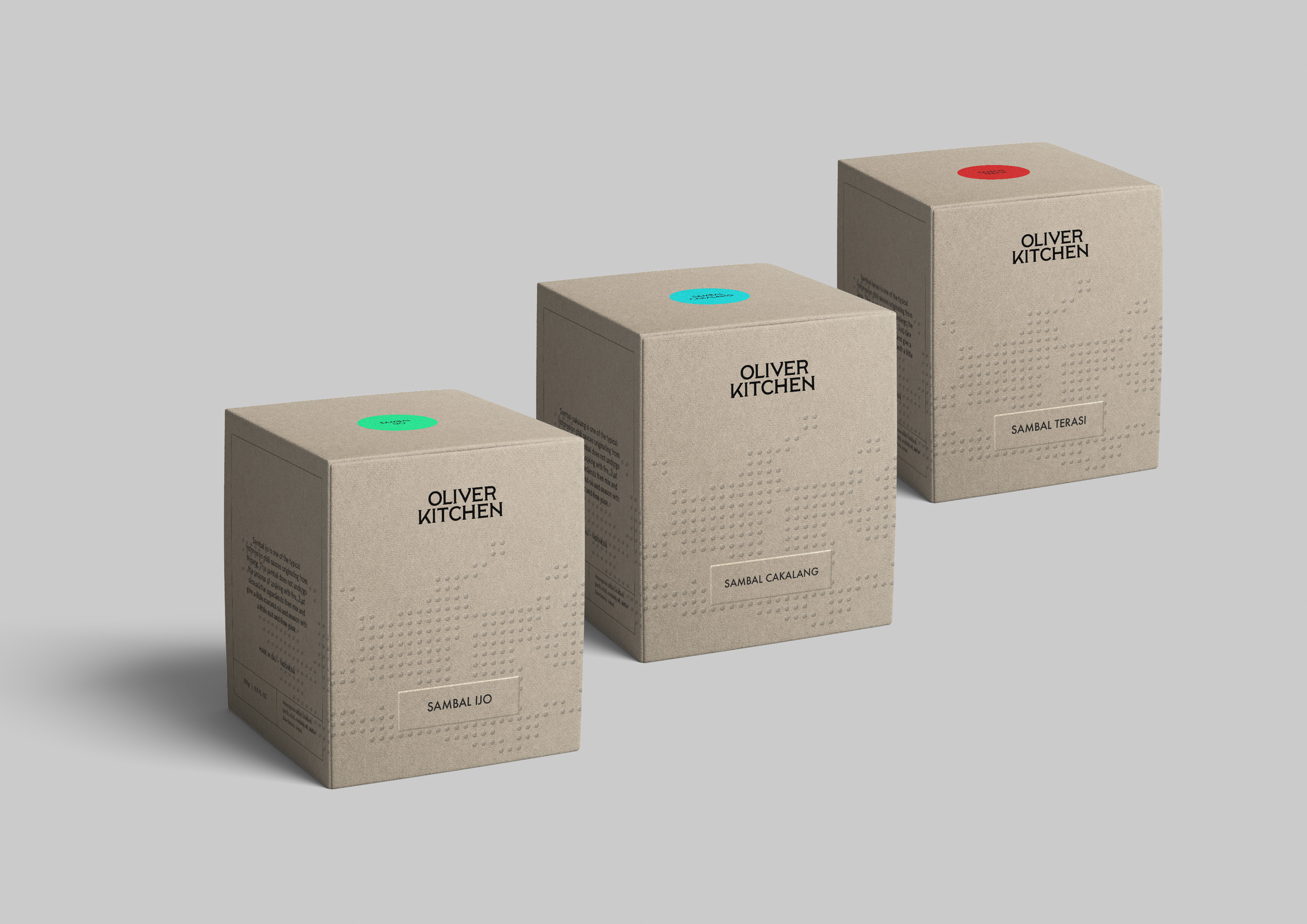 Sambal Indonesia Chili Sauce Packaging Design Created by Nero Atelier