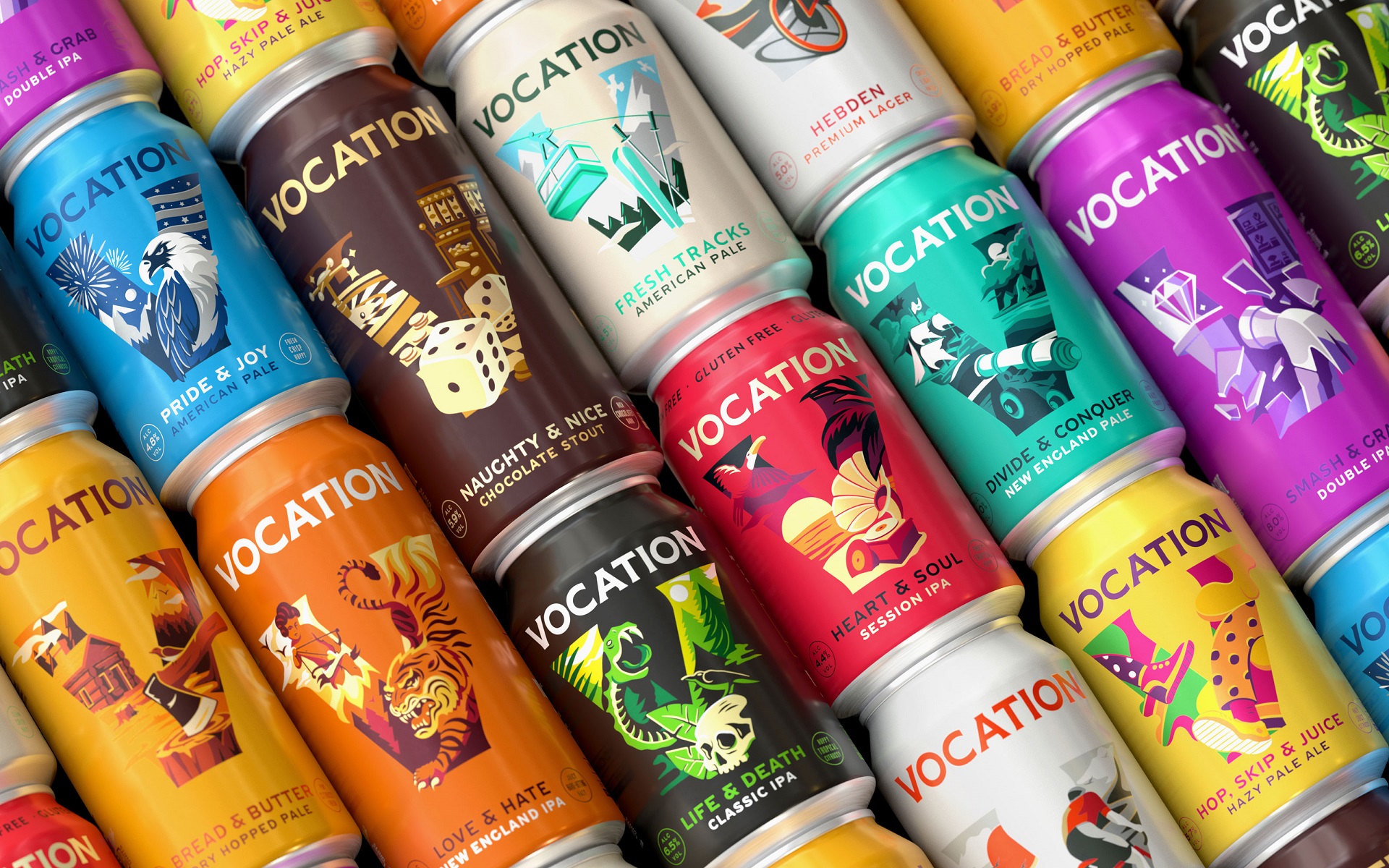 Robot Food Delivers Complete Brand Evolution for Vocation Brewery