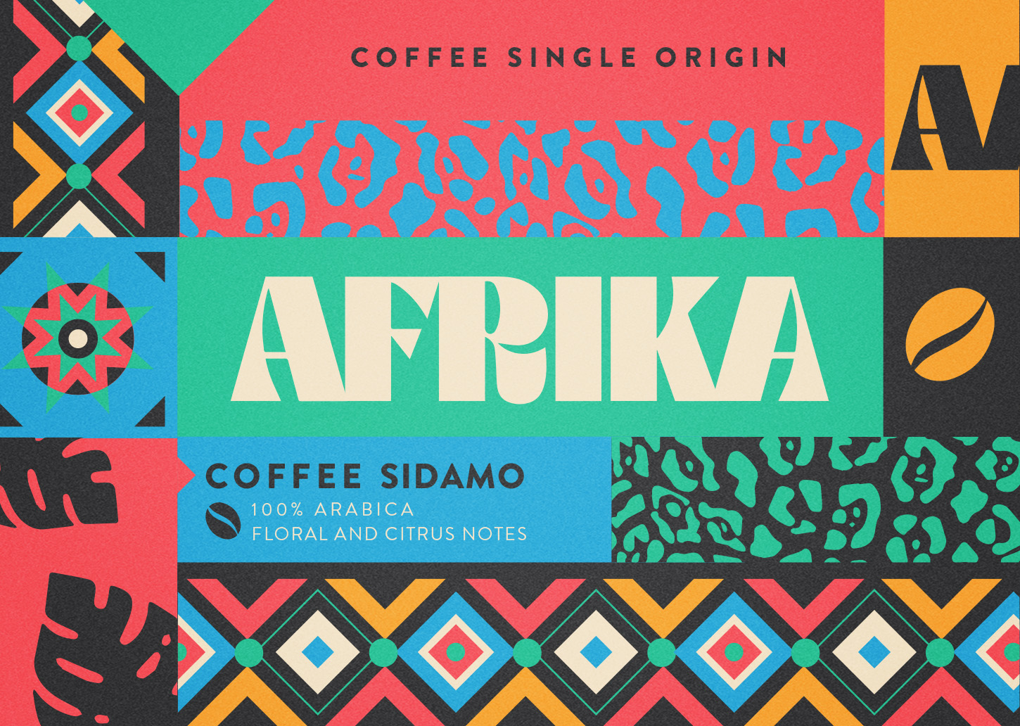 Packaging Design for Afrika Coffee Single Origin by Emi Renzi World