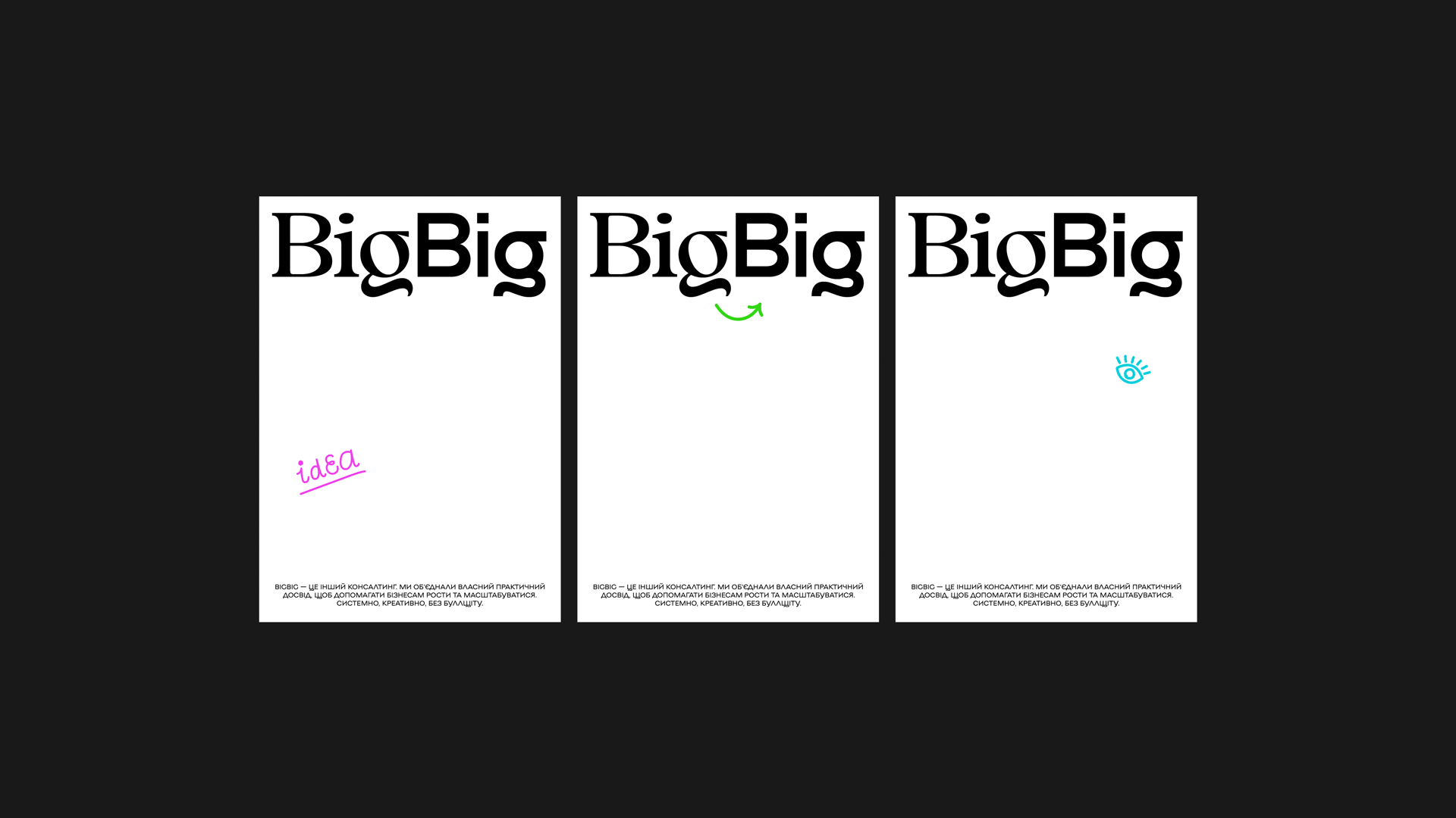 BigBig Brand Identity Designed by Katerina Korolevtseva World Brand Design Society