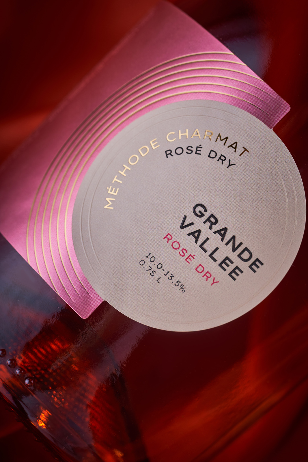 Grande Vallee Charmat Label Design by 43oz World Brand Design Society