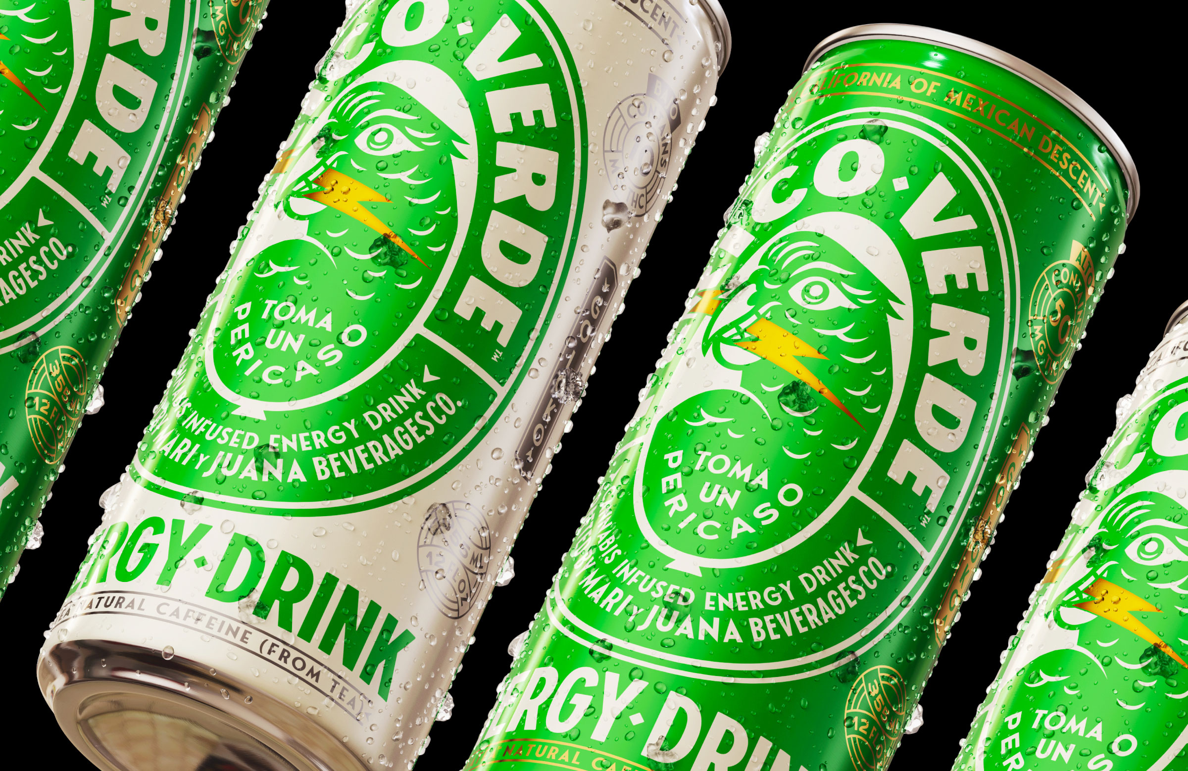 Perico Verde Energy Drink Branding and Packaging Design by Mayne