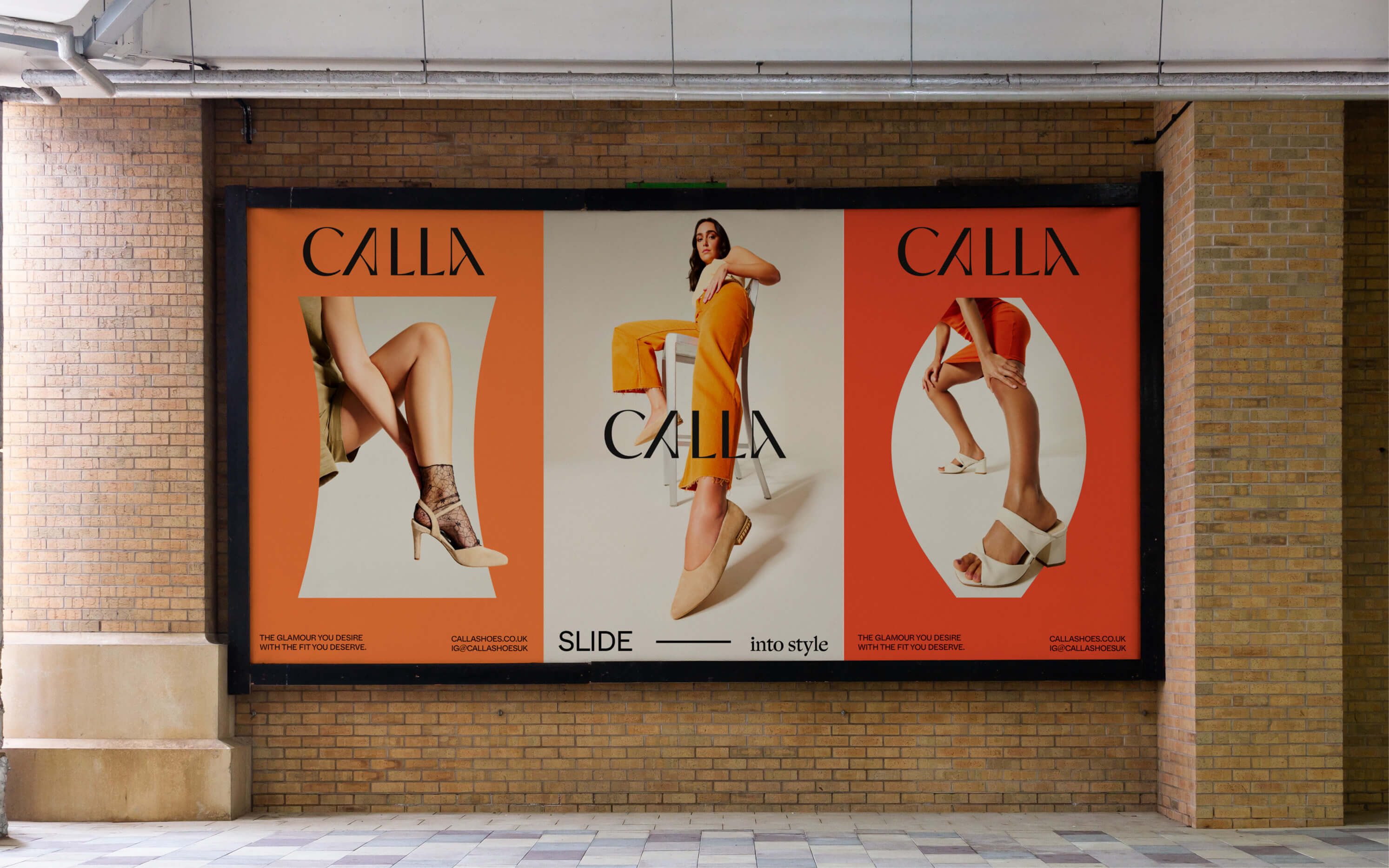 Empowering Brand Redesign Calla's HighEnd Shoe Design with Purpose