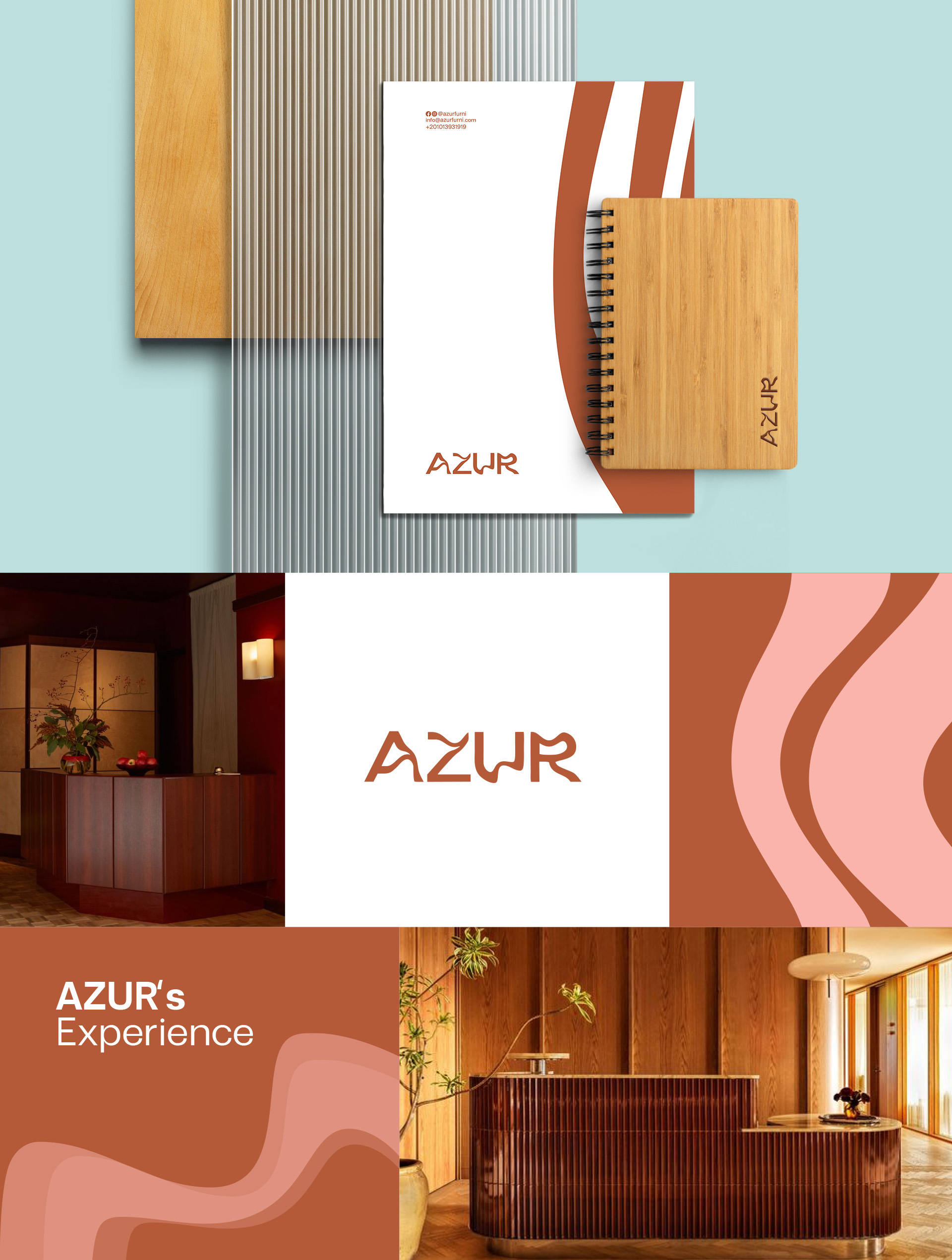 Azur Furniture Brand Identity Created by Brand Middle World Brand