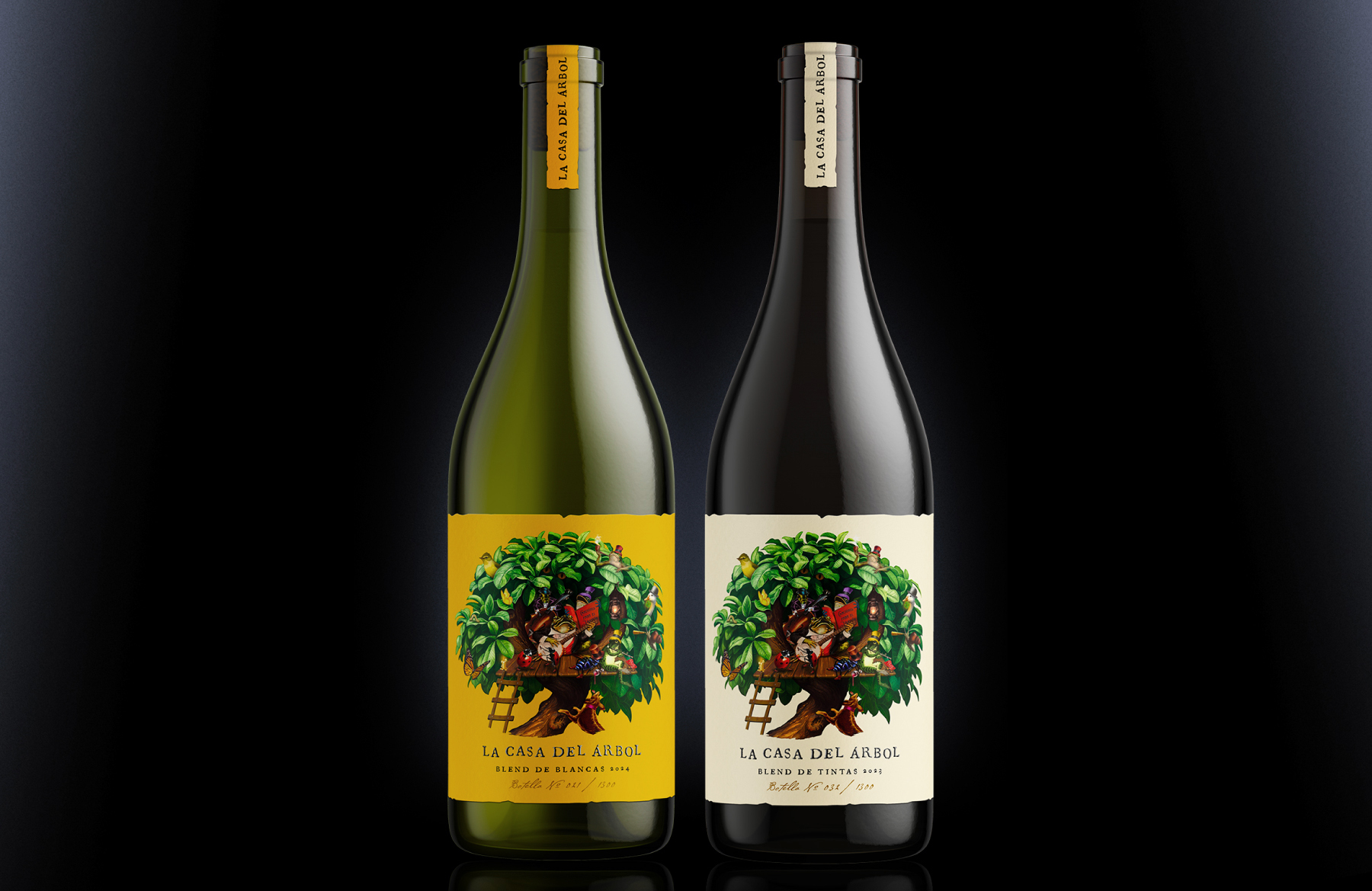 Nature Takes Over This Fairy Tale Wine Label on the Treehouse Organic