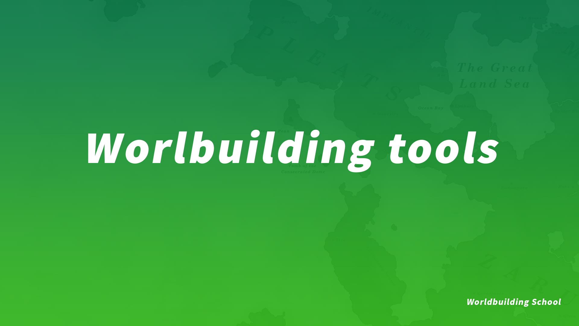 Worldbuilding tools the best tools for authors, artists