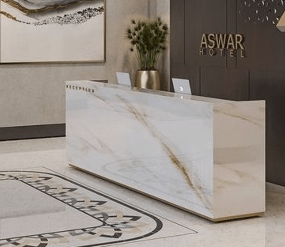 Reception Desk MCRD14 Philippine Workspace Solutions Sleek and Functional Office Tables