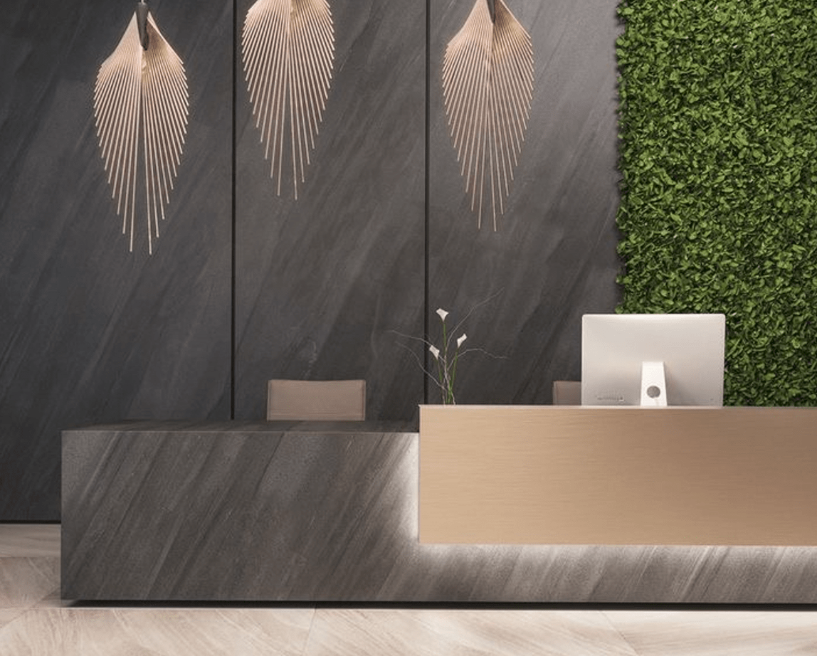 Reception Desk RDP 10 Philippine Workspace Solutions Sleek and