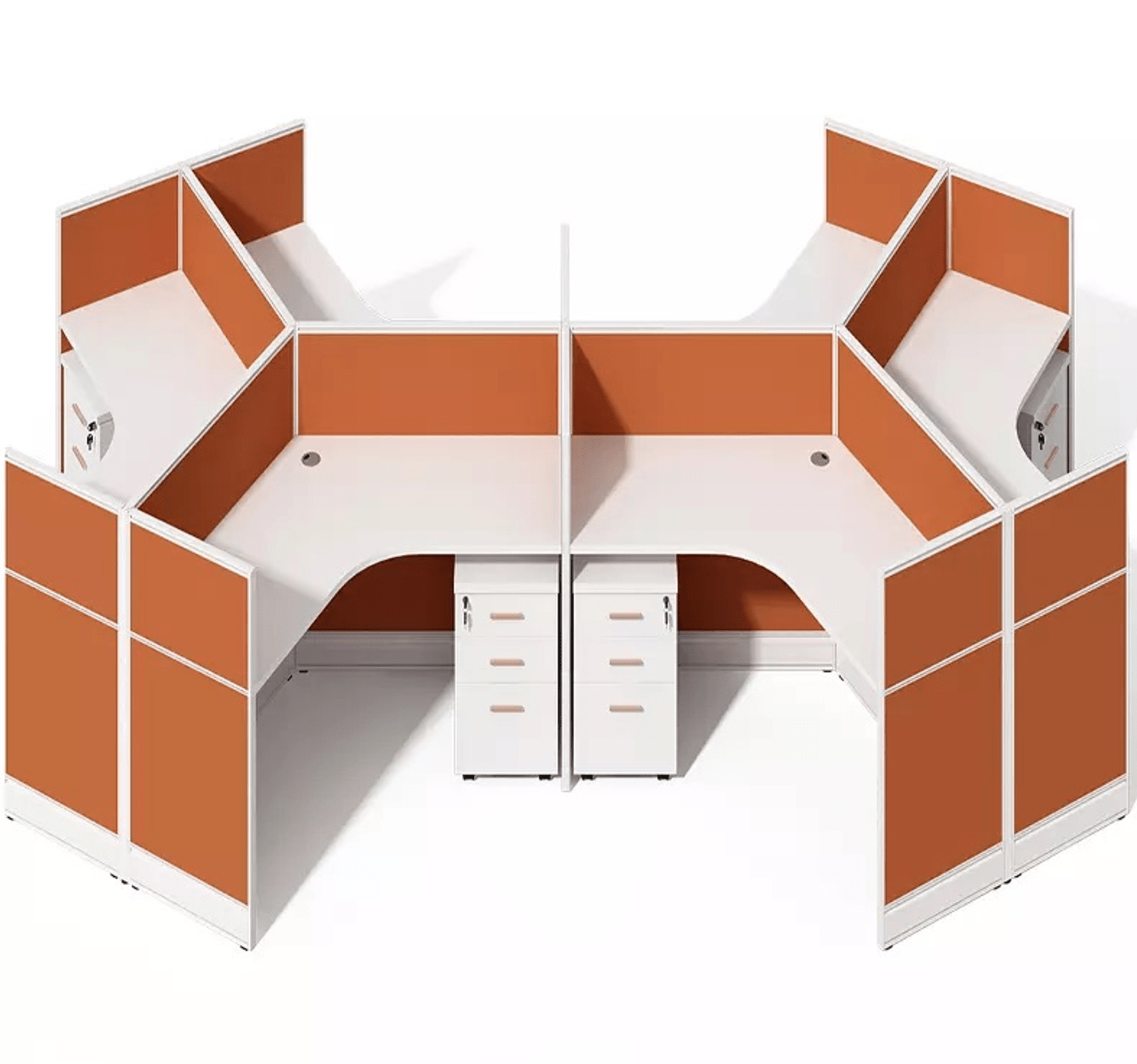 Office Cubicles 6P 07 World Class Office Table Design