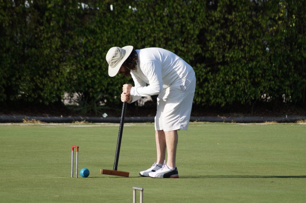 2019 Simon Carter Golf Croquet World Championship Winner Ben Rothman (USA) World Croquet