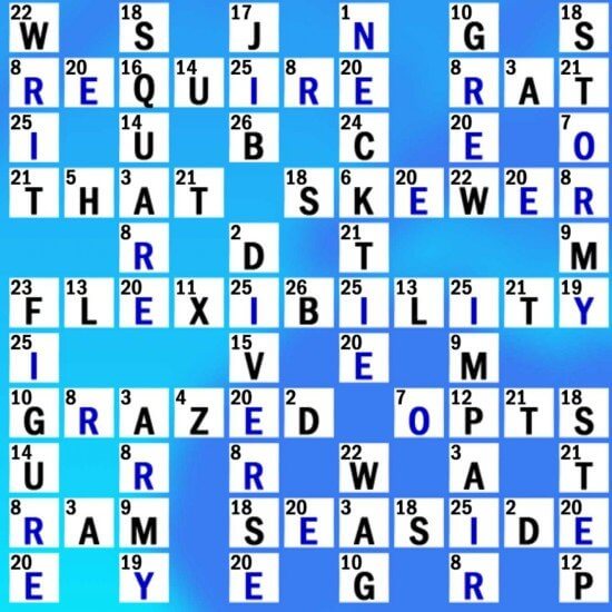 Codewords Grid A9 Answers Solve World Biggest Crossword Puzzle Now
