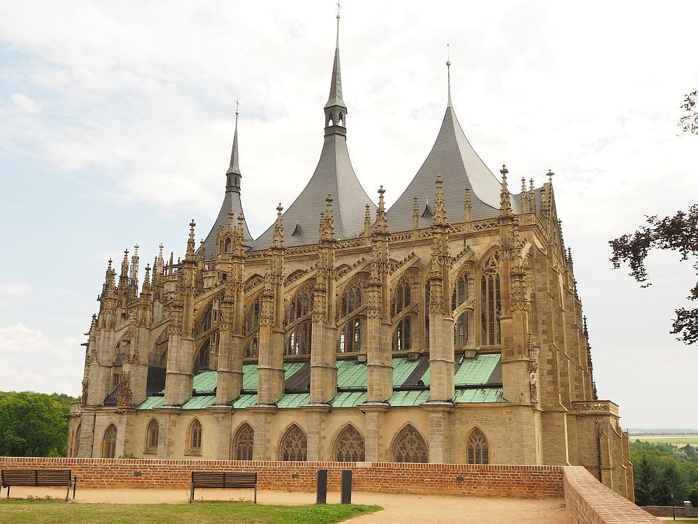 Kutná Hora Historical Town Centre with the Church of St Barbara and