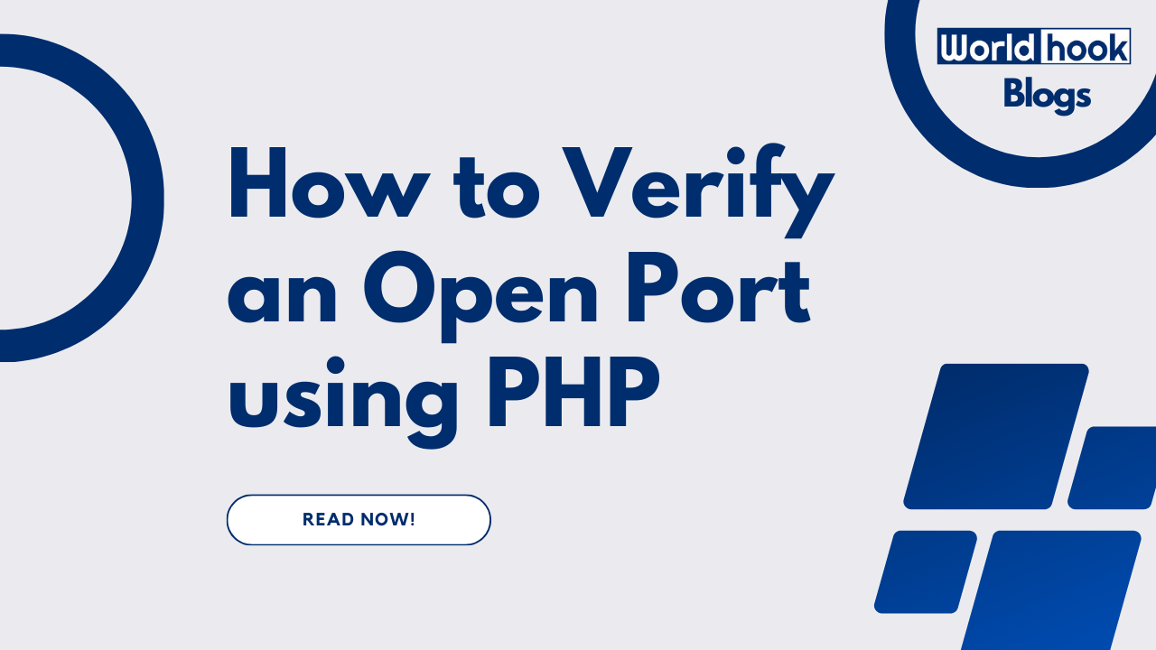 How to Check if a Port is Open using PHP Simple Port Checker Script